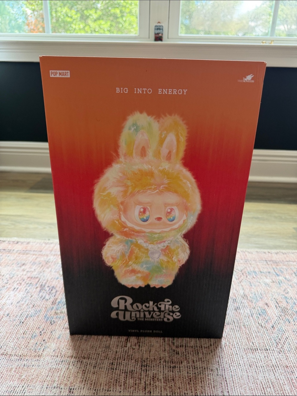 Popmart Labubu Big Into Energy Rock The Universe Plush Vinyl Doll